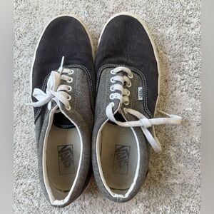Vans Men's Black and Gray Sneakers